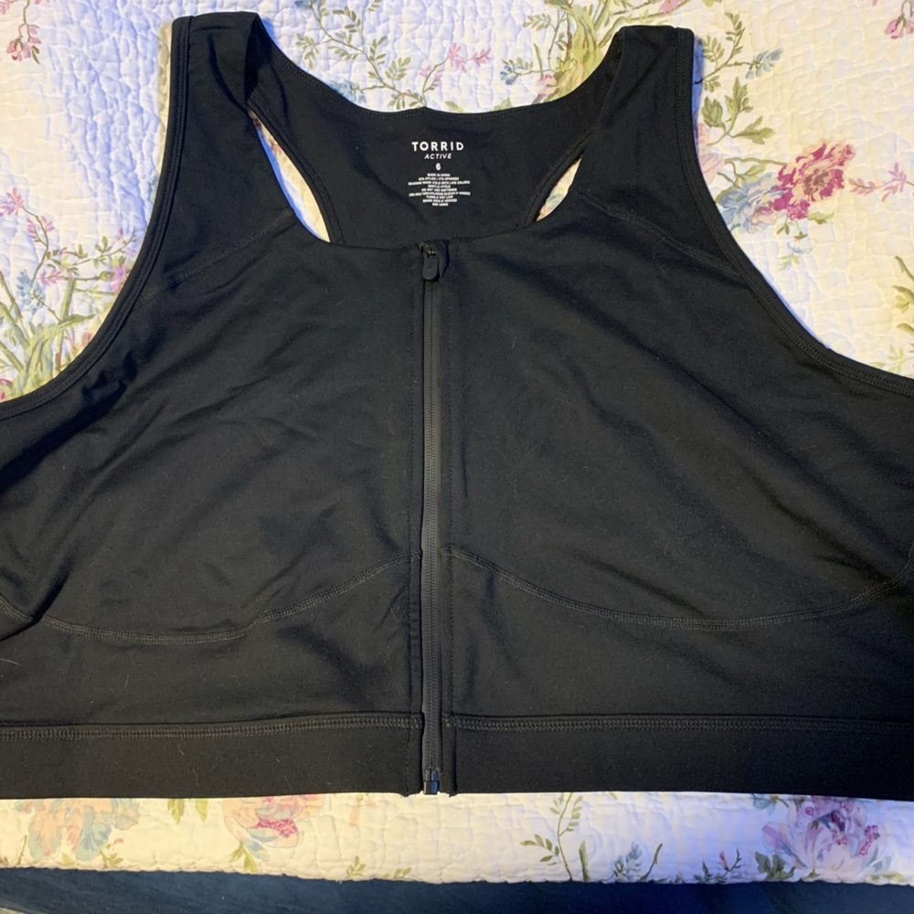Torrid Black Activewear Bra 6x - Picture 7 of 8